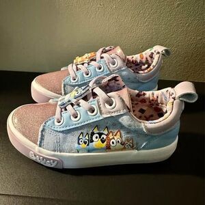 Bluey Toddler Girl Bluey & Bingo Slip-On Court Sneaker